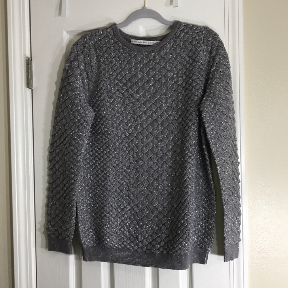 Silver sweater